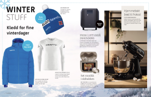 Uppslaget Winter Stuff i Elons VM-magasin