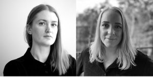 Tove Harströn och Amanda Zälle på OMA